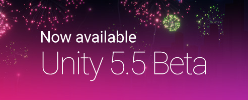 Unity 5.5 beta - Конструкторы, системы разработки игр